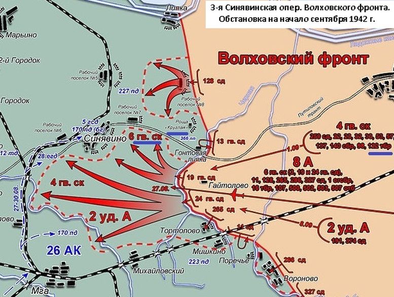 Карта боевых действий под ленинградом в 1941 году